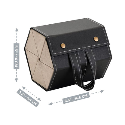 Organizer da Viaggio | Porta Occhiali da Sole con 6 Slot e Interno in Velluto per Protezione 2