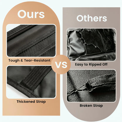 Organizer per Schienale Auto | Vassoio Pieghevole Multifunzionale con Tasche | Essenziale da Viaggio per Comfort e Ordine 3