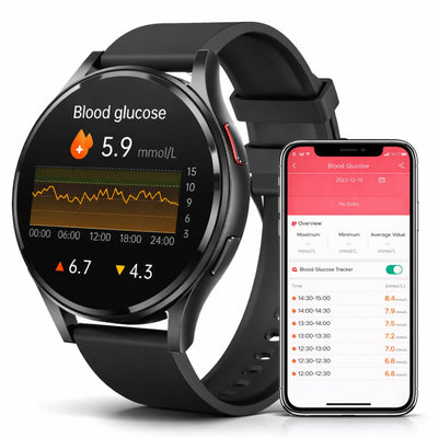 Slim horloge | Smartwatch met hartslag- en slaapmonitoring | Elegant design voor dagelijks welzijn