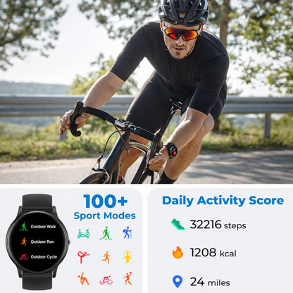 Orologio Intelligente | Smartwatch con Monitoraggio Cardiaco e Sonno | Design Elegante per il Benessere Quotidiano 3