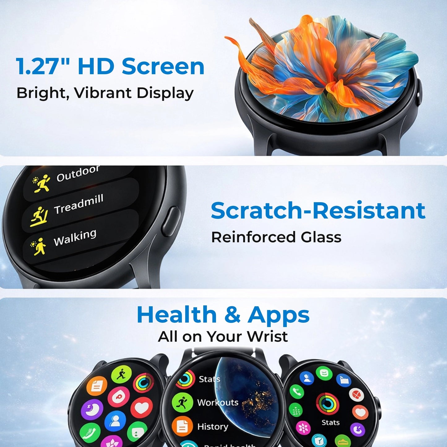 Orologio Intelligente | Smartwatch con Monitoraggio Cardiaco e Sonno | Design Elegante per il Benessere Quotidiano 5