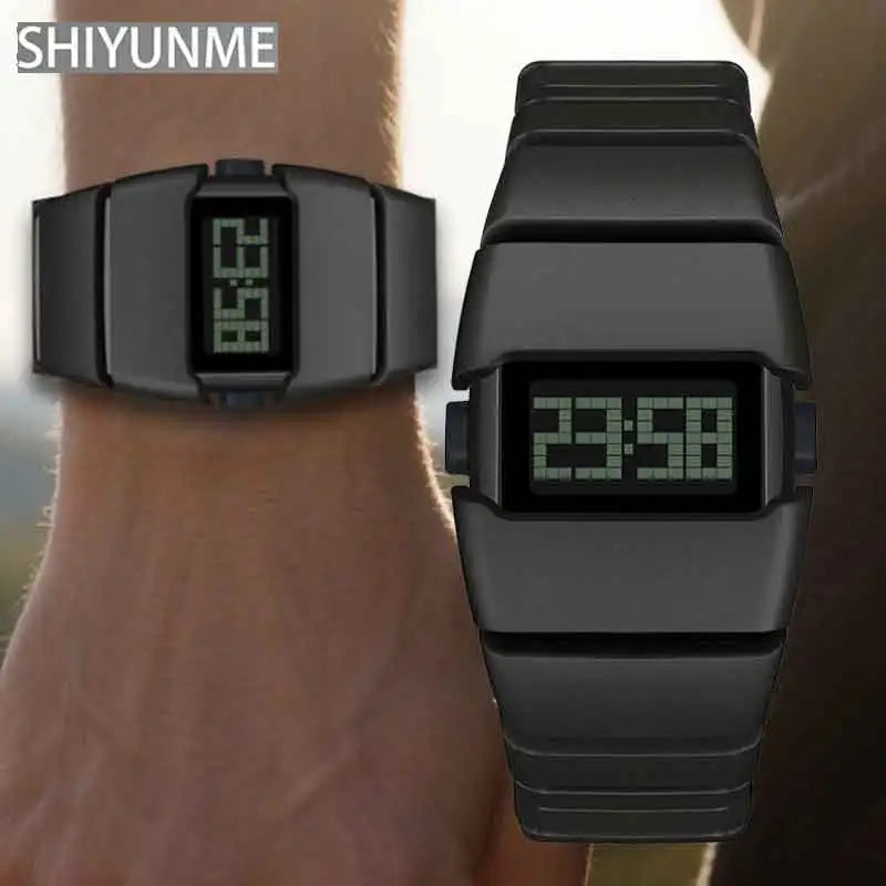 Orologio Uomo Elettronico LED con Design Impermeabile e Creativo | Accessorio Sportivo per Ogni Occasione 0