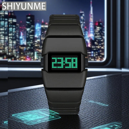 Orologio Uomo Elettronico LED con Design Impermeabile e Creativo | Accessorio Sportivo per Ogni Occasione 2