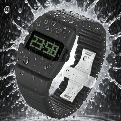 Orologio Uomo Elettronico LED con Design Impermeabile e Creativo | Accessorio Sportivo per Ogni Occasione 3