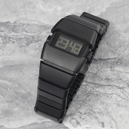 Orologio Uomo Elettronico LED con Design Impermeabile e Creativo | Accessorio Sportivo per Ogni Occasione 4