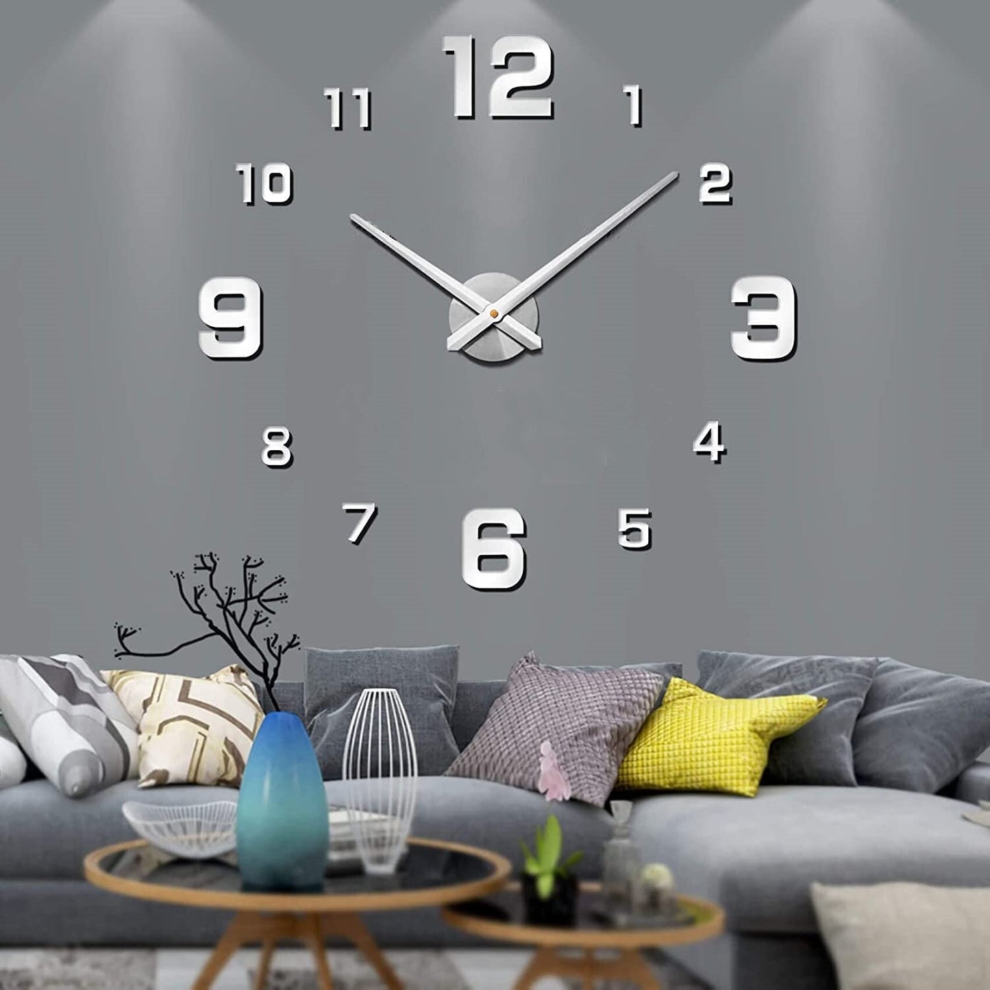 Orologio da Parete Moderno con Design Elegante e Creativo | Elemento Decorativo per la Casa 2