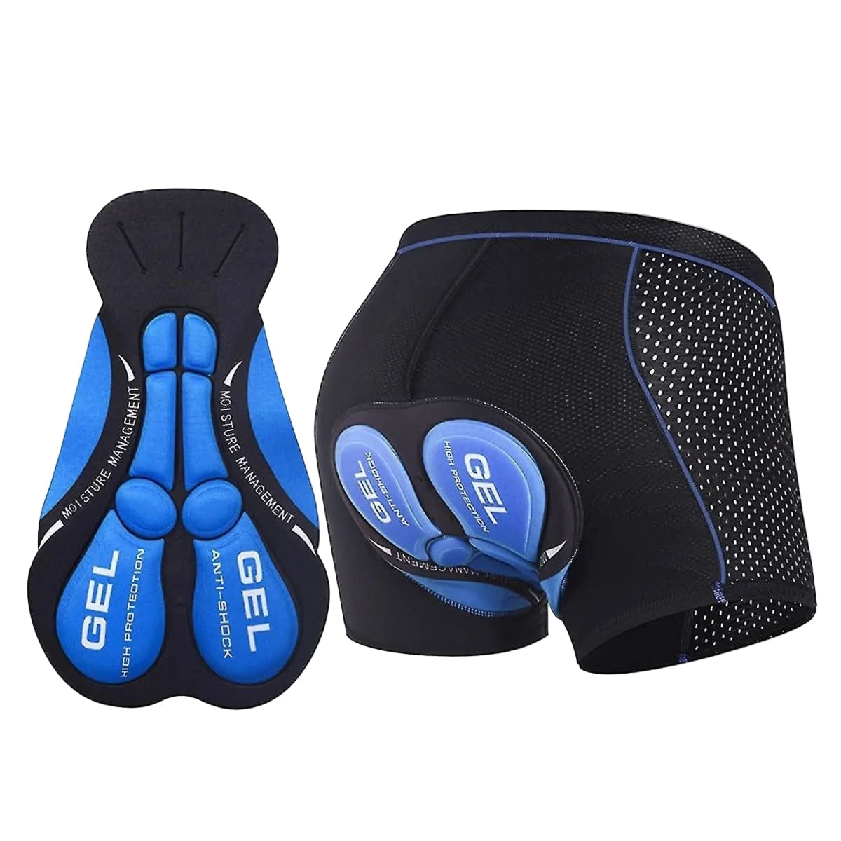 Gel Padded Cycling Shorts for Extreme Comfort | Unisex Fit for Long Rides