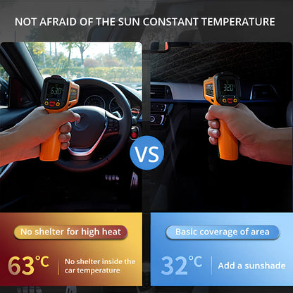 Parasole Auto Parabrezza | Parasole Pieghevole con Protezione UV | Design Compatto per Comfort Estivo 3