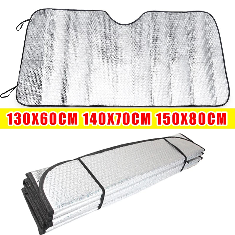 Parasole Auto Parabrezza | Tenda Pieghevole con Protezione UV | Isolamento Termico per Interni Freschi 0