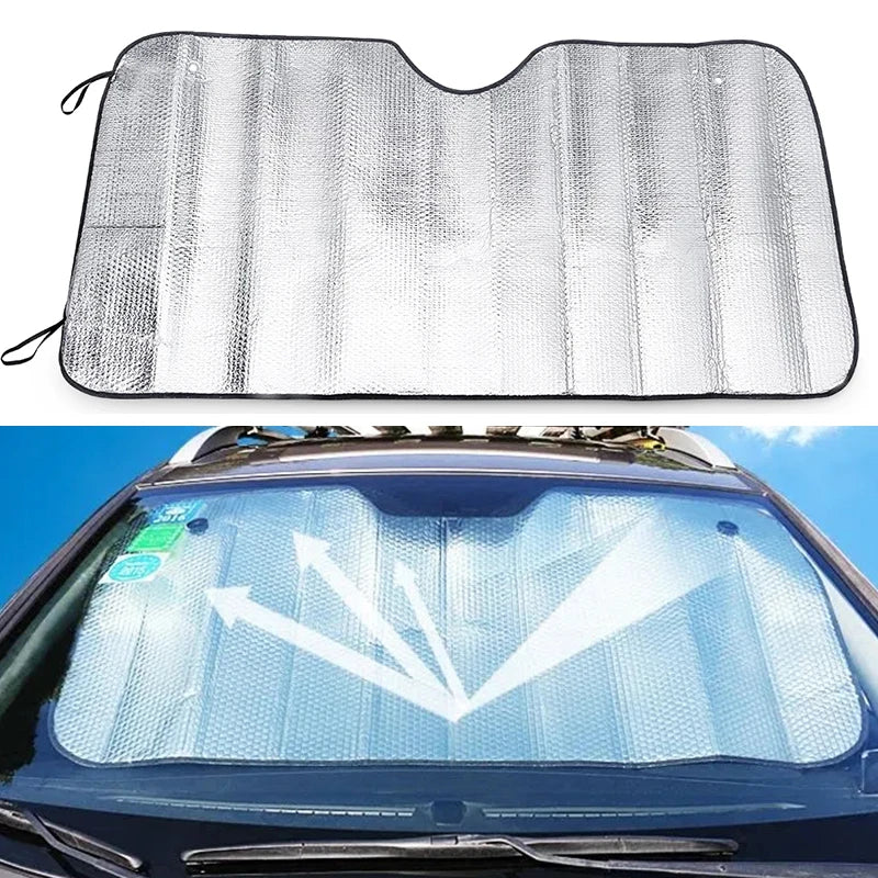 Parasole Auto Parabrezza | Tenda Pieghevole con Protezione UV | Isolamento Termico per Interni Freschi 1