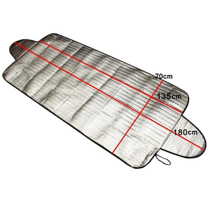 Parasole Auto Parabrezza | Tenda Pieghevole con Protezione UV | Isolamento Termico per Interni Freschi 6