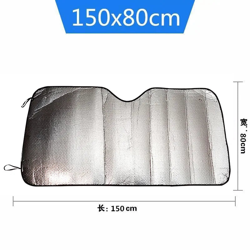 Parasole Auto Parabrezza | Tenda Pieghevole con Protezione UV | Isolamento Termico per Interni Freschi 9