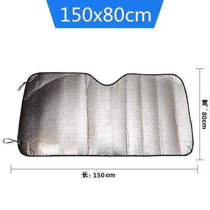 Parasole Auto Parabrezza | Tenda Pieghevole con Protezione UV | Isolamento Termico per Interni Freschi 9