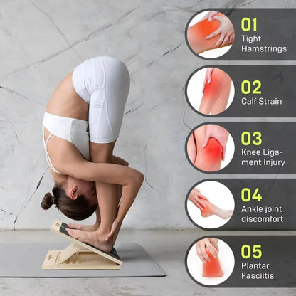 Pedana Inclinabile Regolabile per Stretching con Superficie Antiscivolo | Supporto per Flessibilità e Prevenzione Infortuni 3