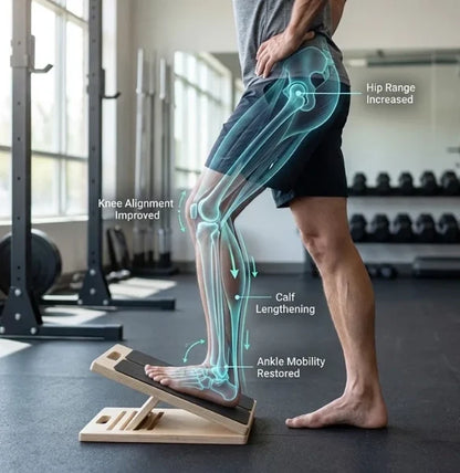 Pedana Inclinabile Regolabile per Stretching con Superficie Antiscivolo | Supporto per Flessibilità e Prevenzione Infortuni 4