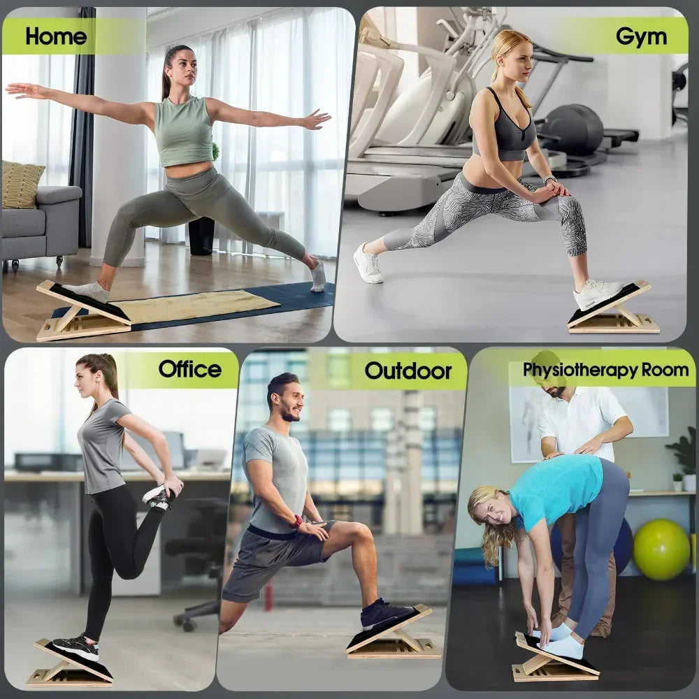 Pedana Inclinabile Regolabile per Stretching con Superficie Antiscivolo | Supporto per Flessibilità e Prevenzione Infortuni 5