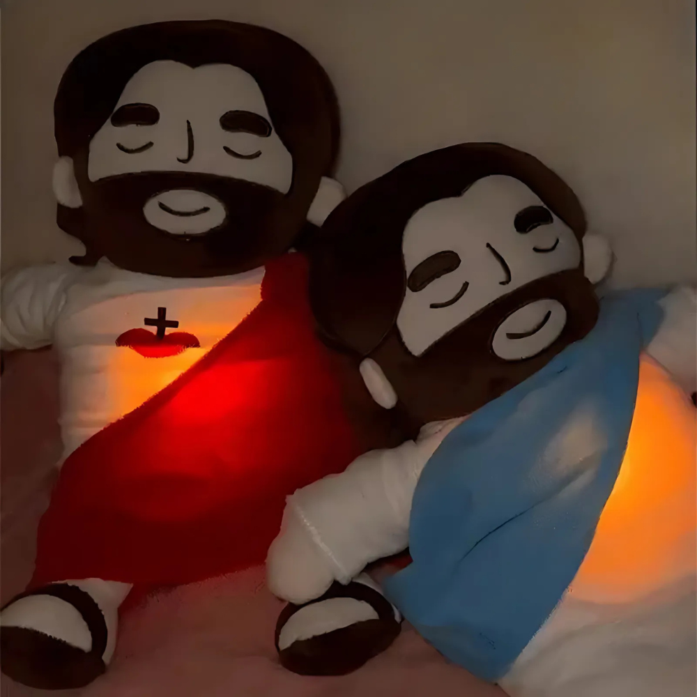 Plush Jesus with Breathing Movement