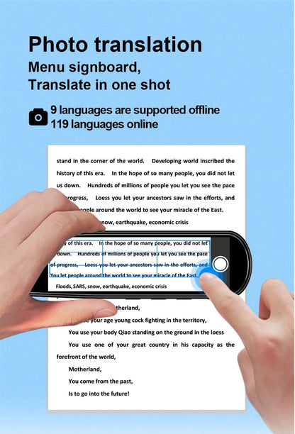 Penna Traduttrice Scansione con Sintesi Vocale | Traduzione Rapida in 112 Lingue per Comunicazione Senza Barriere 6