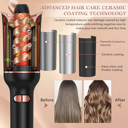 Piastra per Capelli con Ceramica Tormalina e Regolazione Temperatura | Design Ergonomico per Risultati Professionali 2