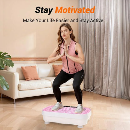 Piattaforma Vibrante per Esercizi Compatta con Modalità Personalizzabili | Allenamento Efficace per Tonificare e Rafforzare 3