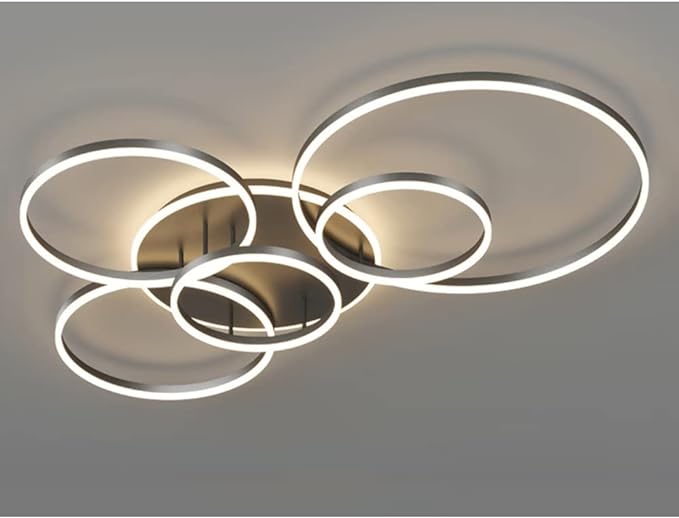 Plafoniera LED Moderna con Telecomando e Design Elegante | Illuminazione Regolabile per Ambienti Fino a 30 mq 3
