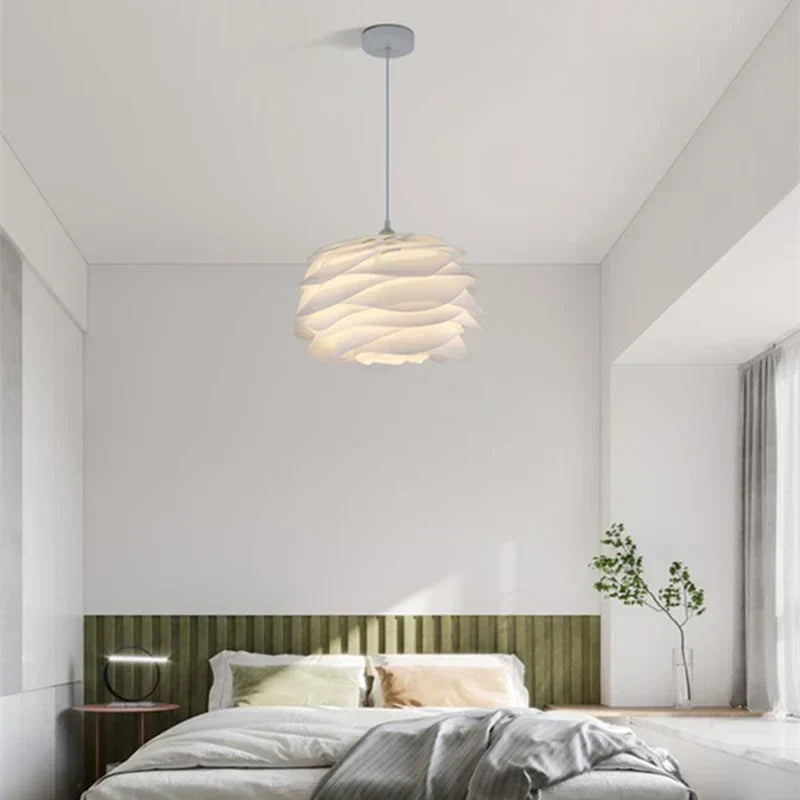Plafoniera LED Soffitto | Lampada Floreale in Vetro con Luce Soffusa | Design Elegante per Atmosfera Romantica 3