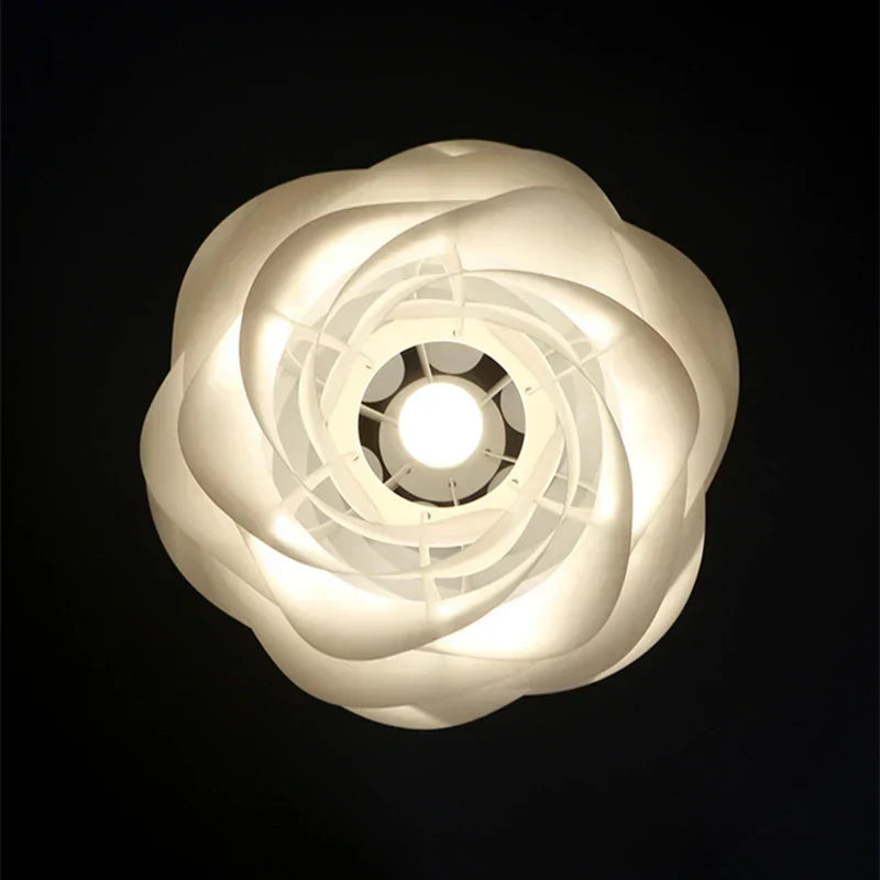 Plafoniera LED Soffitto | Lampada Floreale in Vetro con Luce Soffusa | Design Elegante per Atmosfera Romantica 5