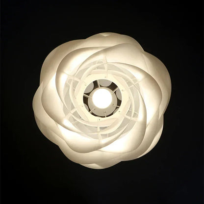 Plafoniera LED Soffitto | Lampada Floreale in Vetro con Luce Soffusa | Design Elegante per Atmosfera Romantica 5