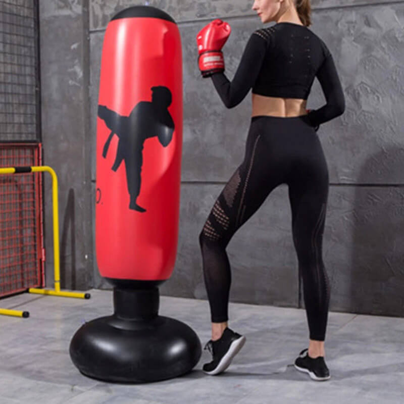 PowerStrike | Sacco da Boxe Gonfiabile Indipendente per Allenamenti Intensivi | Aumenta Forza e Resistenza 3