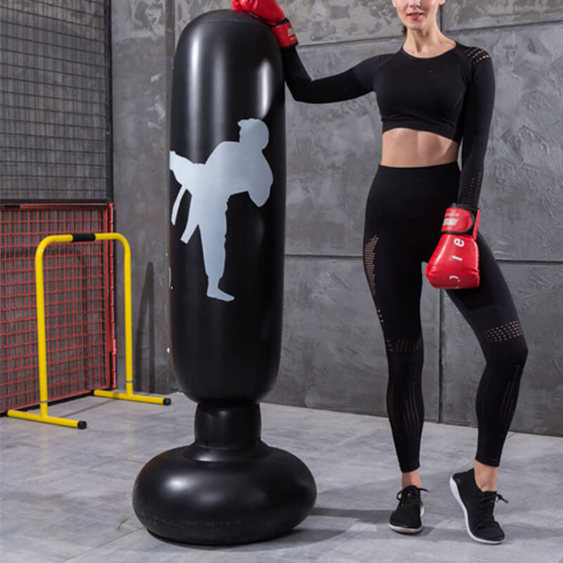 PowerStrike | Sacco da Boxe Gonfiabile Indipendente per Allenamenti Intensivi | Aumenta Forza e Resistenza 4