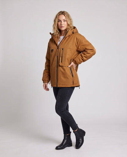 Iole | Oversized Women's Winter Jacket with Adjustable Hood - Modern Comfort