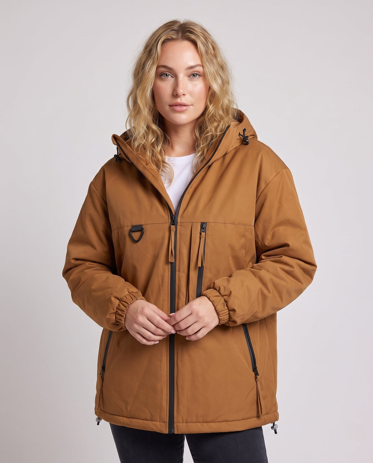 Iole | Oversized Women's Winter Jacket with Adjustable Hood - Modern Comfort