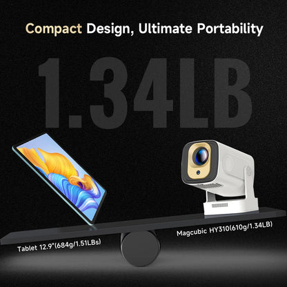 Native 4K Portable Projector with Autofocus | Mini Video Projector for Home and Outdoor