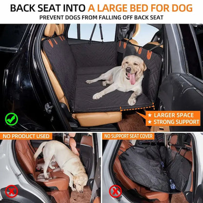 Prolunga Seggiolino Auto per Cani con Fondo Rigido | Impermeabile e Sicuro per Viaggi Confortevoli 3