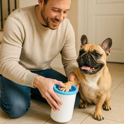 Pulisci Zampe Elettrico per Cani e Gatti con Setole in Silicone | Pulizia Delicata e Silenziosa per Animali Sensibili 0