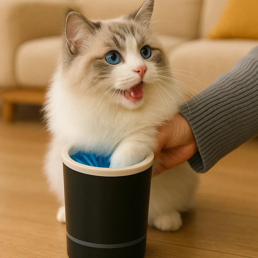 Pulisci Zampe Elettrico per Cani e Gatti con Setole in Silicone | Pulizia Delicata e Silenziosa per Animali Sensibili 1
