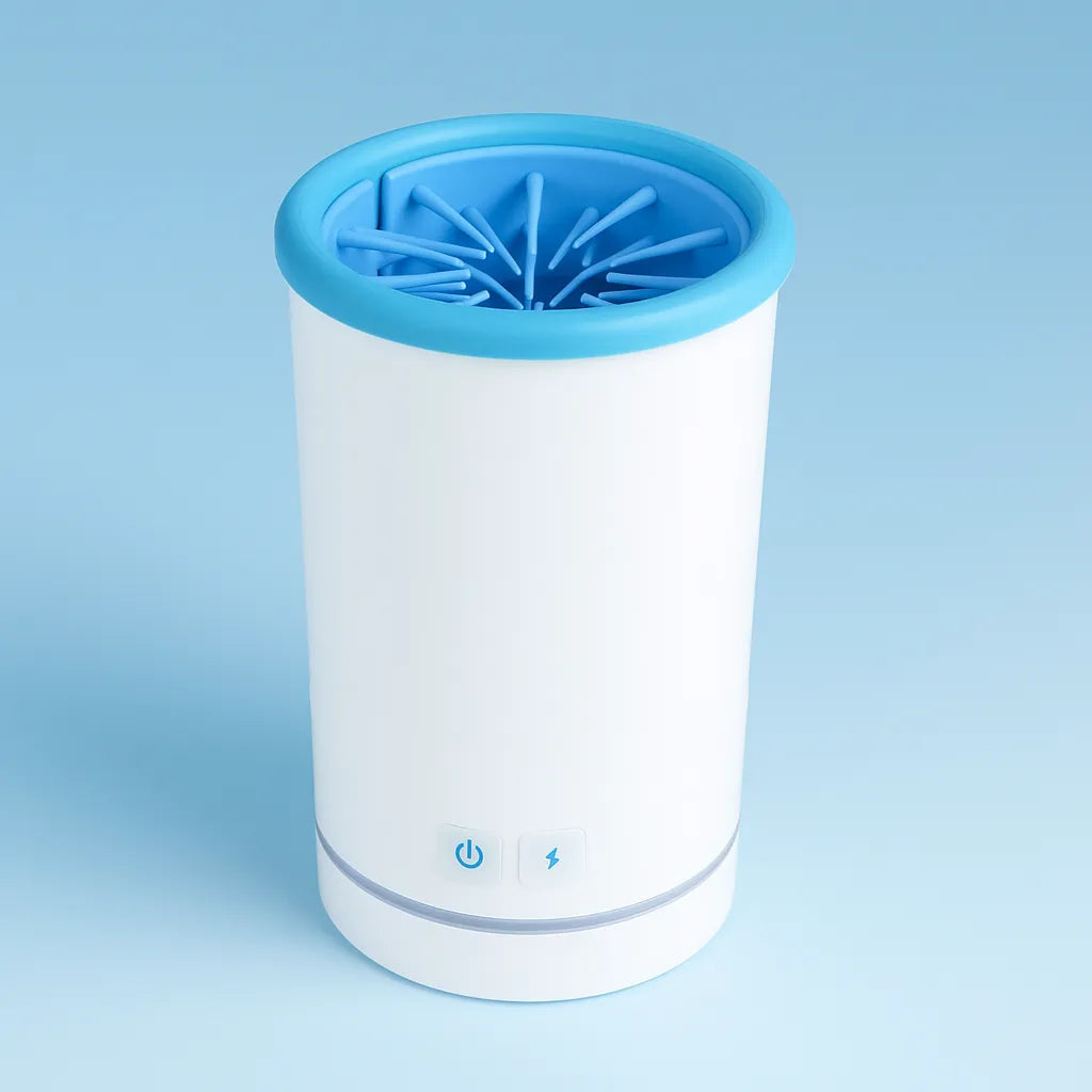 Pulisci Zampe Elettrico per Cani e Gatti con Setole in Silicone | Pulizia Delicata e Silenziosa per Animali Sensibili 4
