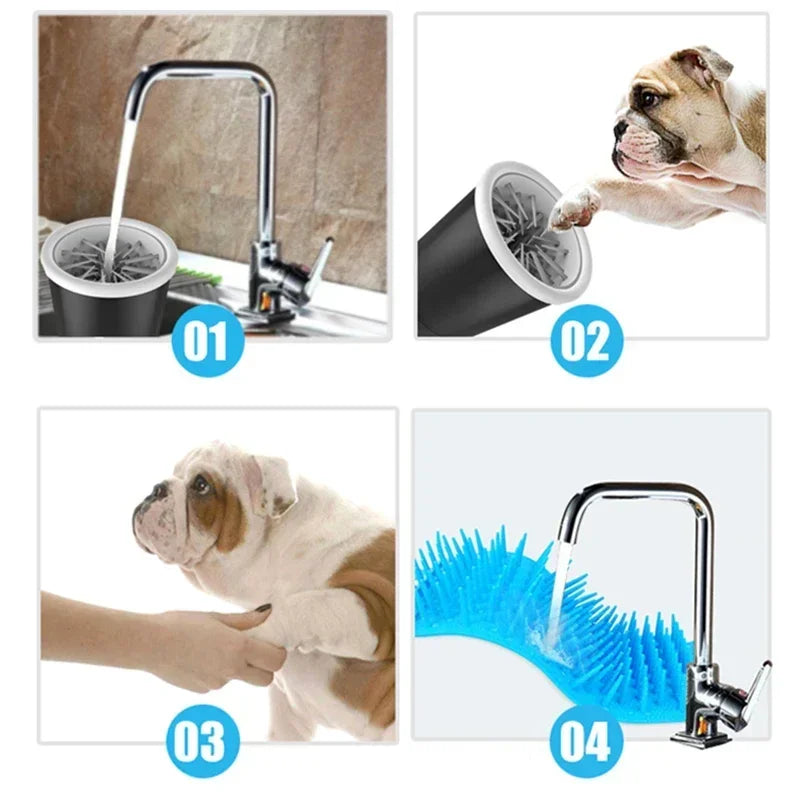 Pulisci Zampe Elettrico per Cani e Gatti con Setole in Silicone | Pulizia Delicata e Silenziosa per Animali Sensibili 6