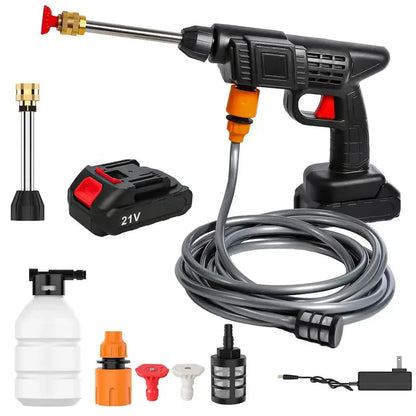 Pulitore Senza Fili | Pulitore ad Alta Pressione con Batteria al Litio e Ugello Regolabile | Ideale per Auto e Giardino 1
