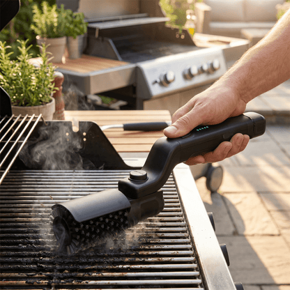 Electric Grill Cleaner | 3-Speed Tool with Ergonomic Design | Effective for Grills and Barbecues