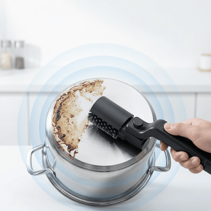 Electric Grill Cleaner | 3-Speed Tool with Ergonomic Design | Effective for Grills and Barbecues