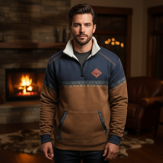 Massimo | Maglione Uomo con Zip - Calore Quotidiano