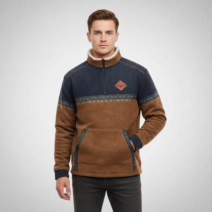 Massimo | Herrenpullover mit Reißverschluss - Alltägliche Wärme