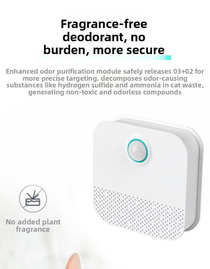Pet Air Purifier with Automatic Sensor | Effective and Silent Odor Eliminator for a Fresh Environment