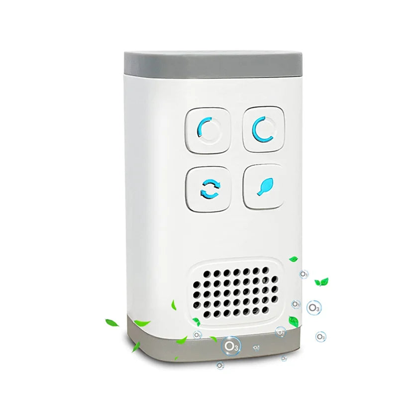 Purificatore D'Aria Mini | Generatore di Ozono e Ionizzatore con Design Compatto | Purifica e Deodora per Ambienti Fumosi 0