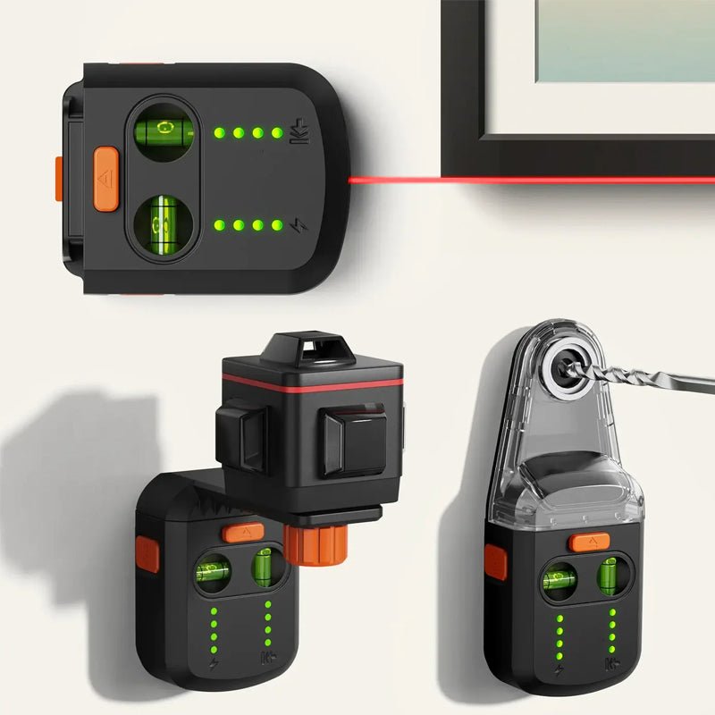 Quickfix | Aspiratore Elettrico con Livella Laser e Design Compatto | Strumento Ideale per Progetti Fai da Te e Pulizia Perfetta 1
