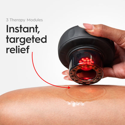REVO | Massaggiatore per Terapia di Coppettazione con Calore e Luce Rossa | Sollievo e Recupero Muscolare 2