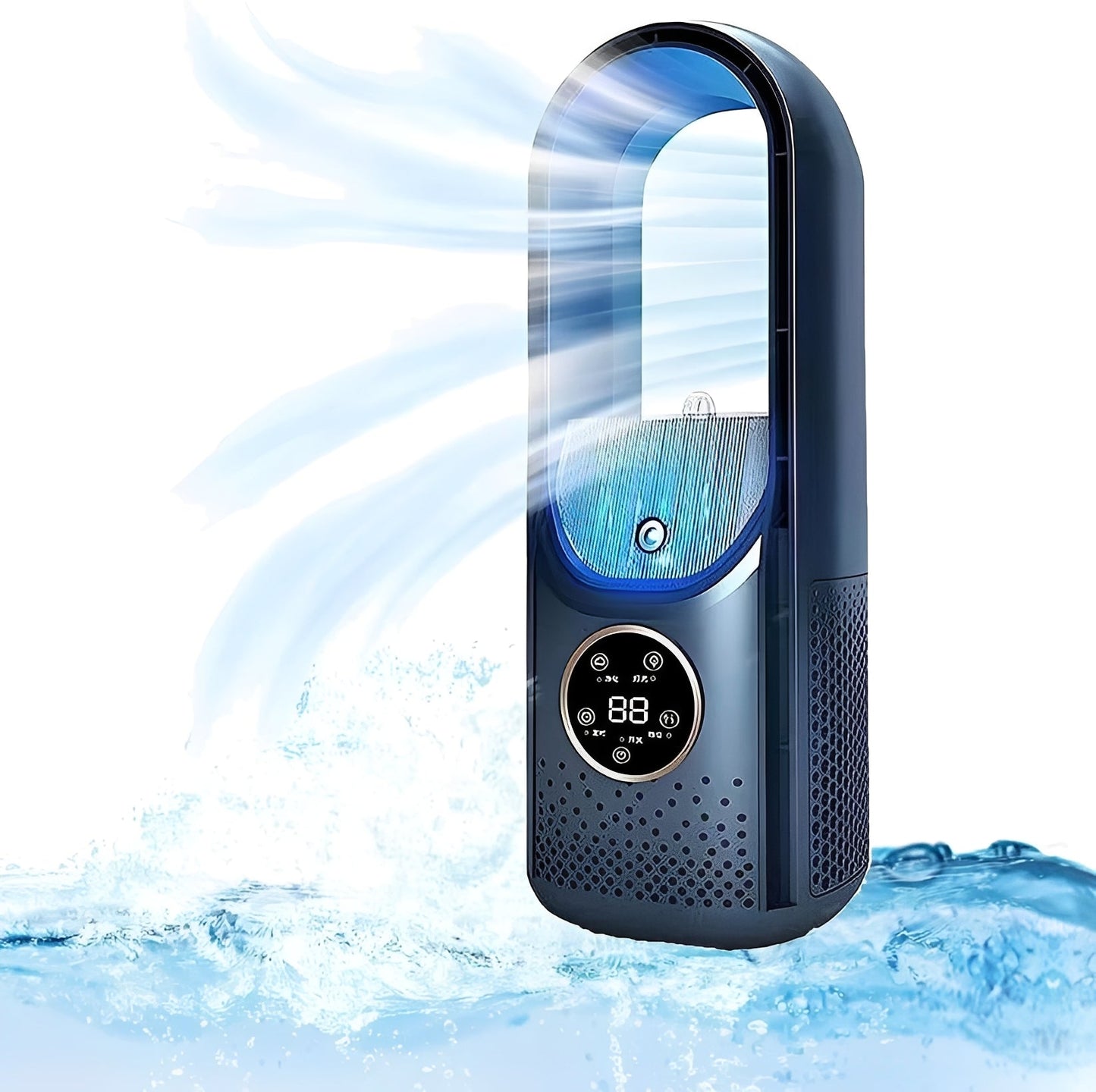 3-in-1 Portable Air Cooler with Humidifier and Quiet Motor | Optimal Comfort for Office and Night