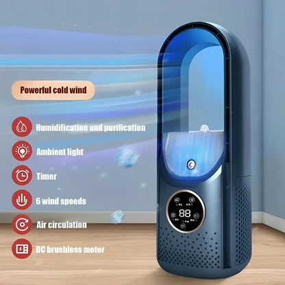 3-in-1 Portable Air Cooler with Humidifier and Quiet Motor | Optimal Comfort for Office and Night