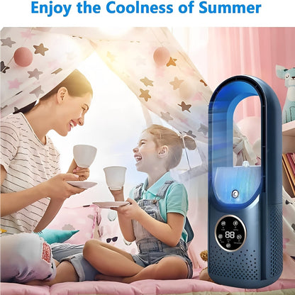 3-in-1 Portable Air Cooler with Humidifier and Quiet Motor | Optimal Comfort for Office and Night